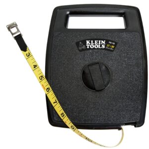 Klein 946-100 100ft Woven Fiberglass Tape with Case