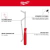 Milwaukee 48-13-8403 916 x 54 Cable Auger Bit and Placement Tool Set 3-Piece (1) Milwaukee 48-13-8403 9/16" x 54" Cable Auger Bit and Placement Tool Set 3-Piece