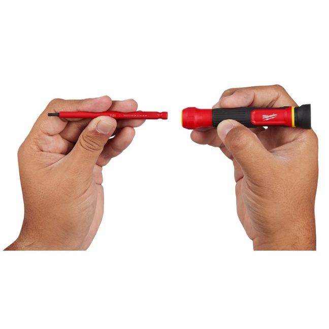 Milwaukee 48-22-2217 8-in-1 1000V Insulated Precision Multi-Bit ...