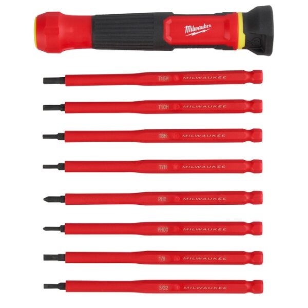 Milwaukee 48-22-2217 8-in-1 1000V Insulated Precision Multi-Bit Screwdriver Set