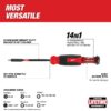 Milwaukee 48-22-2915 14-in-1 Multi-Bit Screwdriver with SHOCKWAVE IMPACT DUTY Bits (3) Milwaukee 48-22-2915 14-in-1 Multi-Bit Screwdriver with SHOCKWAVE IMPACT DUTY Bits