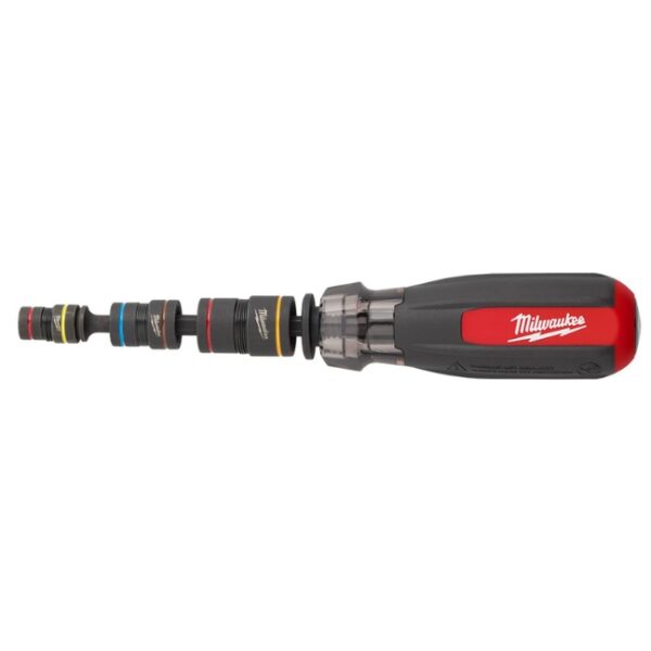 Milwaukee 48-22-2921 Multi-Nut Driver with SHOCKWAVE IMPACT DUTY Flip Magnetic Nut Drivers