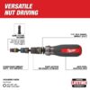 Milwaukee 48-22-2921 Multi-Nut Driver with SHOCKWAVE IMPACT DUTY Flip Magnetic Nut Drivers