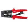 Milwaukee 48-22-3076 Ratcheting Modular Crimper and Stripper Milwaukee 48-22-8101 Twisted Pair Install Kit