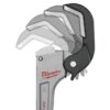 Milwaukee 48-22-7418 18” Aluminum Self-Adjusting Pipe Wrench (2) Milwaukee 48-22-7418 18” Aluminum Self-Adjusting Pipe Wrench