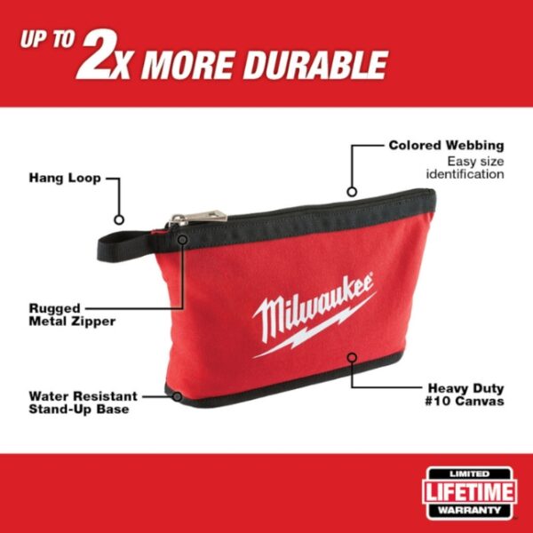 Milwaukee 48-22-8180 Zipper Pouch (1) Milwaukee 48-22-8101 Twisted Pair Install Kit