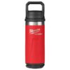 Milwaukee 48-22-8382R PACKOUT 18oz Insulated Bottle with Chug Lid - Red