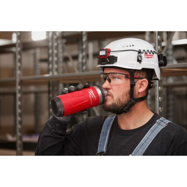 Milwaukee 48-22-8382R PACKOUT 18oz Insulated Bottle with Chug Lid - Red