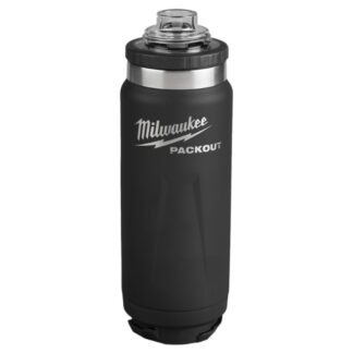Milwaukee 48-22-8396B PACKOUT 24oz Insulated Bottle with Chug Lid - Black (2)