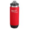 Milwaukee 48-22-8396R PACKOUT 24oz Insulated Bottle with Chug Lid - Red