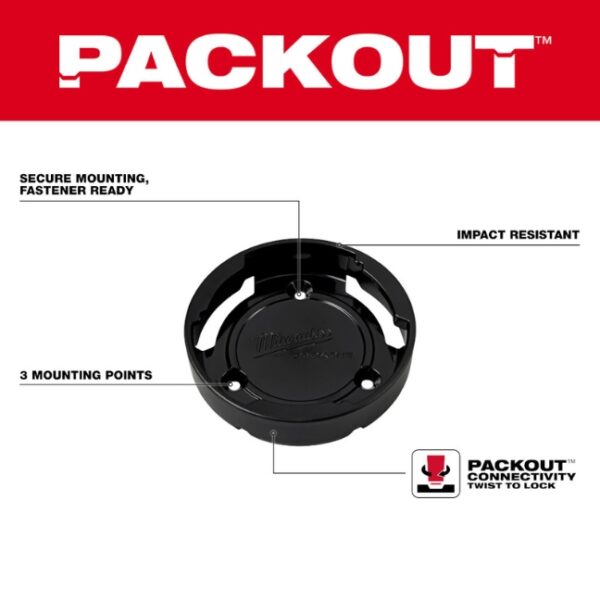 Milwaukee 48-22-8399X PACKOUT Twist to Lock Mount