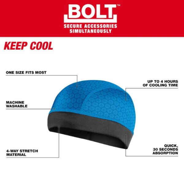 Milwaukee 48-73-4545 BOLT Cooling Skull Cap (2) Milwaukee 48-73-4545 BOLT Cooling Skull Cap