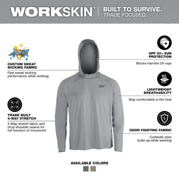 Milwaukee WORKSIN Hooded Sun Shirt