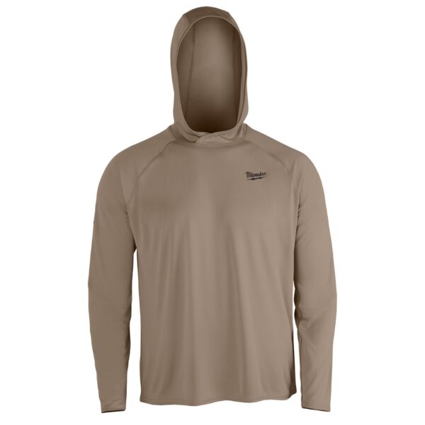 Milwaukee WORKSIN Hooded Sun Shirt-Brown