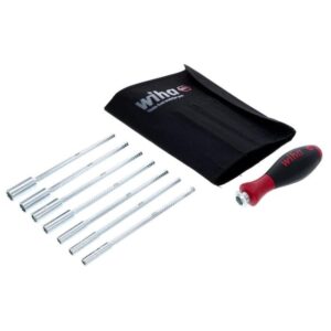 Wiha 28198 DRIVE-LOC VI Metric Nut Driver Set 8-Piece