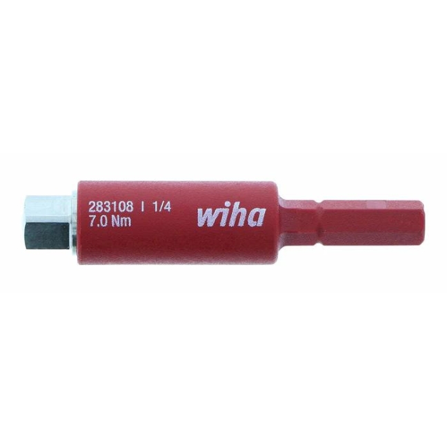 Wiha 28311 SLIMLINE 1/4" Drive Insulated Socket Adapter