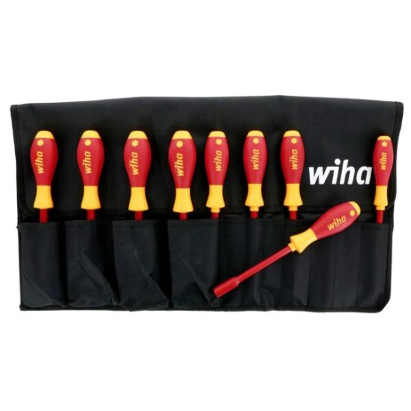 Wiha 32288 SOFTFINISH Insulated SAE Nut Driver Set 9-Piece