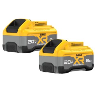 DeWalt DCB2108-2 20V MAX XR POWERPACK 8.0AH Battery 2-Pack