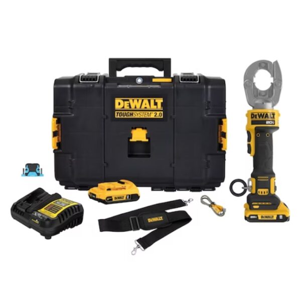 DeWalt DCE310D2 20V MAX 6-Ton In-Line U-Die Crimper Kit