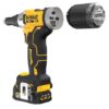 DeWalt DCF414GE2 20V MAX XR 1/4" Brushless Rivet Tool Kit with POWERSTACK