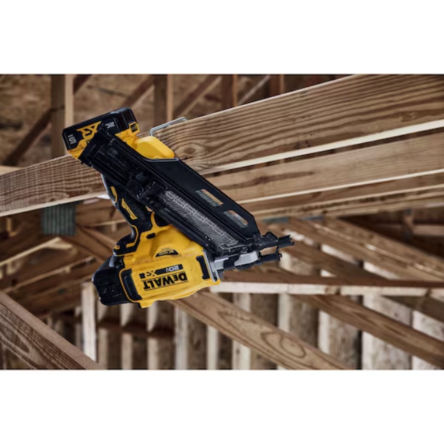 DeWalt DCN930P1 20V 30° Framing Nailer Kit – Cordless Finish Nailer For Framing, Sheathing, And Decking Projects