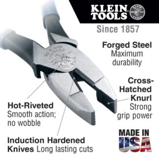 Klein 213-9NE High-Leverage Side-Cutters