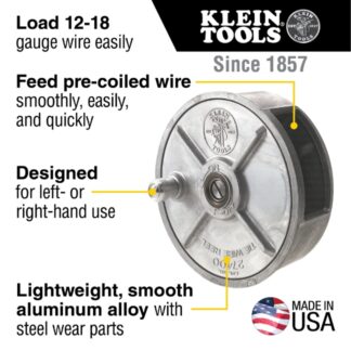 Klein 27400 Lightweight Aluminum Tie Wire Reel (1)