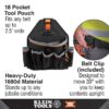 Klein 55834MB MODBOX 18-Pocket Tool Pouch