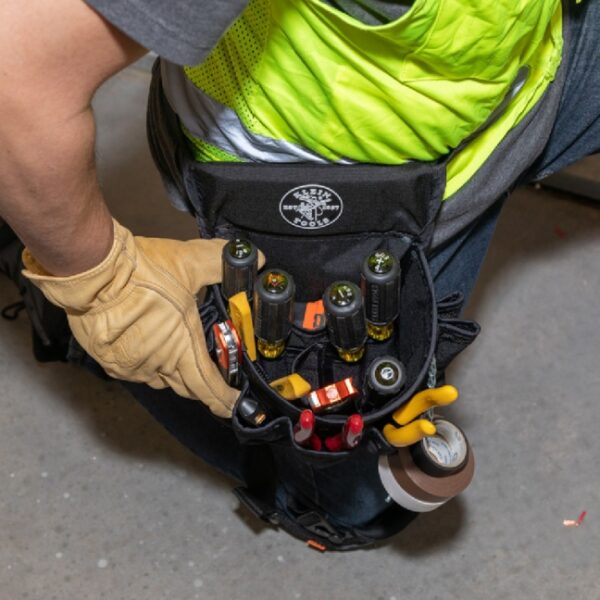 Klein 5719 POWERLINE Series 18-Pocket Electrician's Tool Pouch (4) Klein 5719 POWERLINE Series 18-Pocket Electrician's Tool Pouch