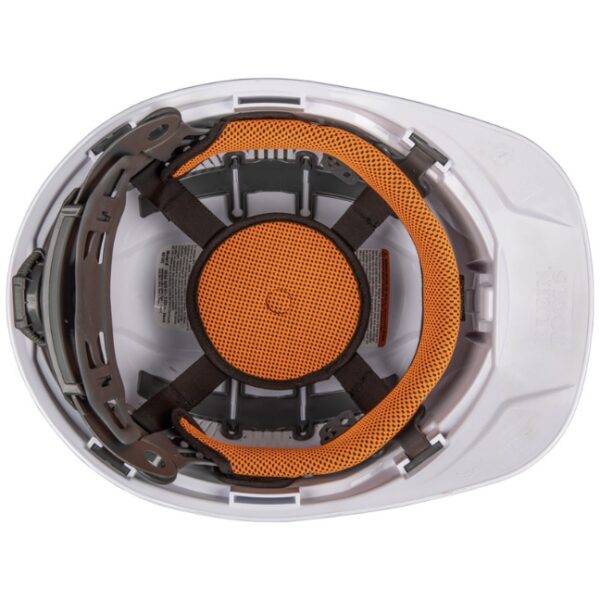 Klein 60105 Cap-Style Vented Hard Hat - White