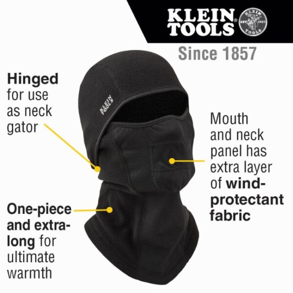 Klein 60132 Wind Proof Hinged Balaclava