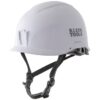 Klein 60145 Non-Vented Class-E Hard Hat - White