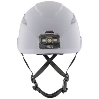 Klein 60150 Vented Class-C Hard Hat with Rechargeable Headlamp - White (2)