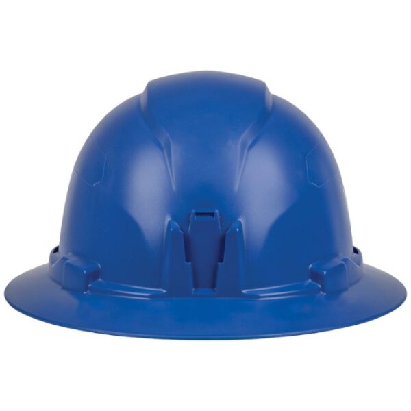 Klein 60249 Non-Vented Class-E Full Brim-Style Hard Hat - Blue
