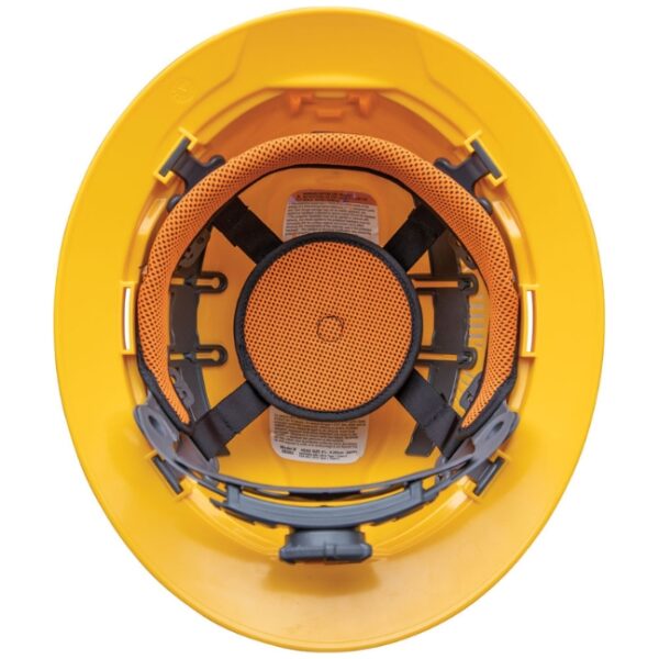 Klein 60262 Vented Class-C Full Brim-Style Hard Hat - Yellow