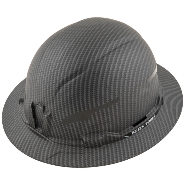 Klein 60345 KARBN Non-Vented Class-E Full Brim-Style Premium Hard Hat