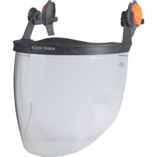 Klein 60472 Face Shield for Safety Helmet and Cap-Style Hard Hat - Clear