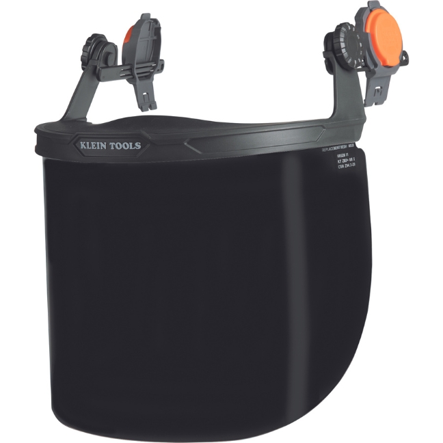 Klein 60529 Face Shield for Full Brim Hard Hat - Smoke