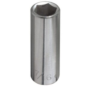 Klein 65610 1/4" Drive x 1/4" Deep 6-Point Socket