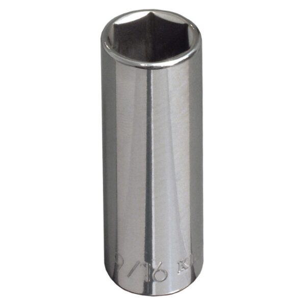 Klein 65711 38 Drive x 716 Deep 6-Point Socket Klein 65711 3/8" Drive x 7/16" Deep 6-Point Socket