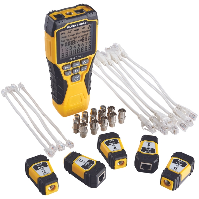 Klein VDV501-853 SCOUT Pro 3 Tester with TEST + MAP Remote Kit - BC ...