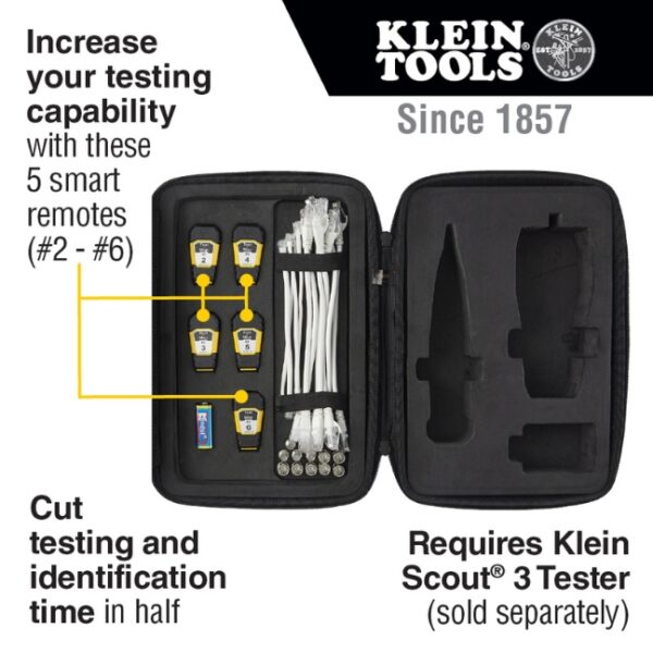 Klein VDV770-850 TEST + MAP Remotes (#2 to #6) Upgrade Kit for SCOUT Pro 3 Tester
