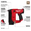 Milwaukee 2541-20 M12 FUEL 18 Gauge Compact Brad Nailer - Tool Only