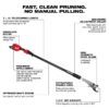 Milwaukee 3008-20 M18 Brushless Telescoping Pole Pruning Shears - Tool Only