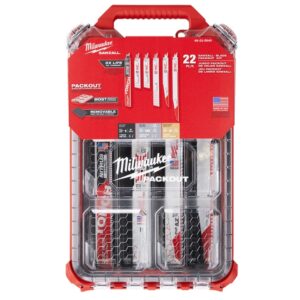 Milwaukee 49-22-5640 PACKOUT SAWZALL Blade Kit 22-Piece