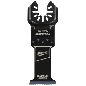 Milwaukee 49-25-1238 OPEN-LOK 1-3/8" TITANIUM CHARGED Bi-Metal Multi-Material Multi-Tool Blade