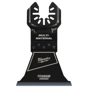 Milwaukee 49-25-1248 OPEN-LOK 2-1/2" TITANIUM CHARGED Bi-Metal Multi-Material Multi-Tool Blade