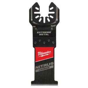 Milwaukee 49-25-1569 NITRUS CARBIDE Extreme Metal Universal Fit OPEN-LOK Multi-Tool Blade