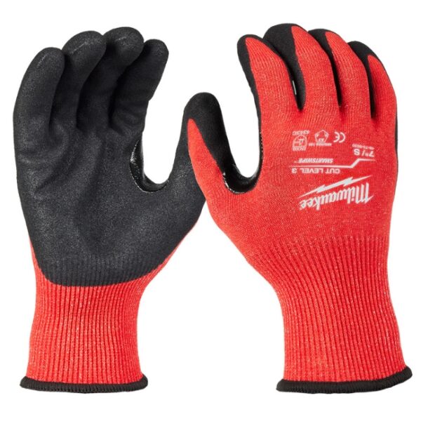 Milwaukee Cut Resistant High-Dexterity Nitrile Dipped Gloves - Sandy Grip