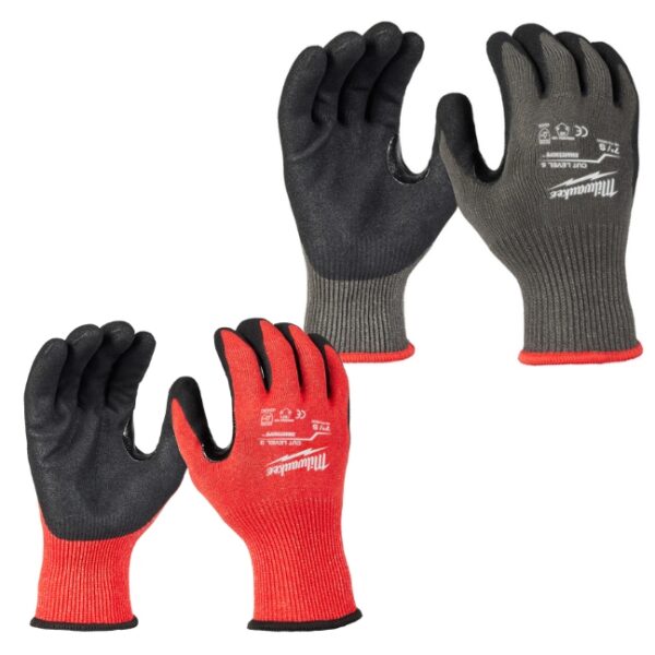 Milwaukee Cut Resistant High-Dexterity Nitrile Dipped Gloves - Sandy Grip